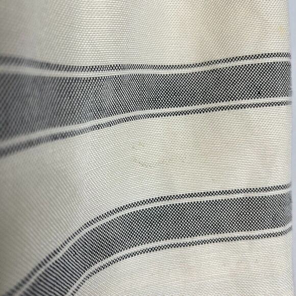 J Crew Striped Linen Silk Pencil Skirt Women's Size 8 Classic Fit - Picture 6 of 11